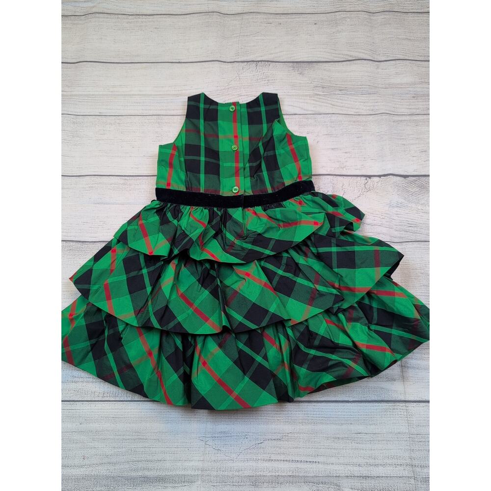 2T Janie and Jack Plaid Holiday Dress - Picture 4 of 7